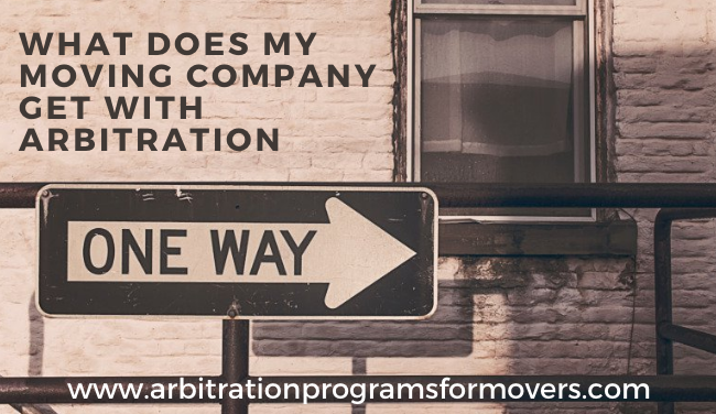 What do movers get from arbitration program